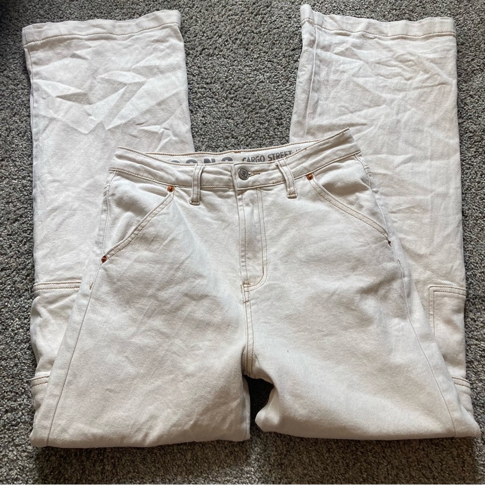 Beige cargo pants